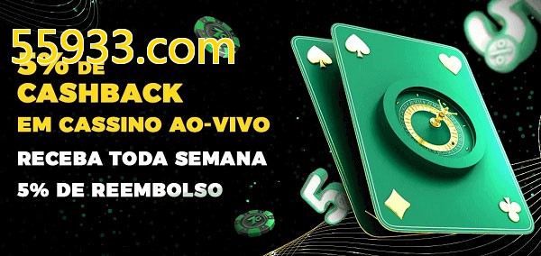 Promoções do cassino ao Vivo 55933.com